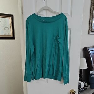 Teal Long Sleeve Shirt
